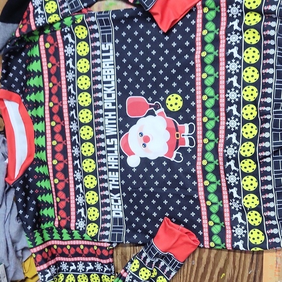Pickelball Ugly Christmas Sweater/Sweatshirt Medium  NWOT - Picture 1 of 4
